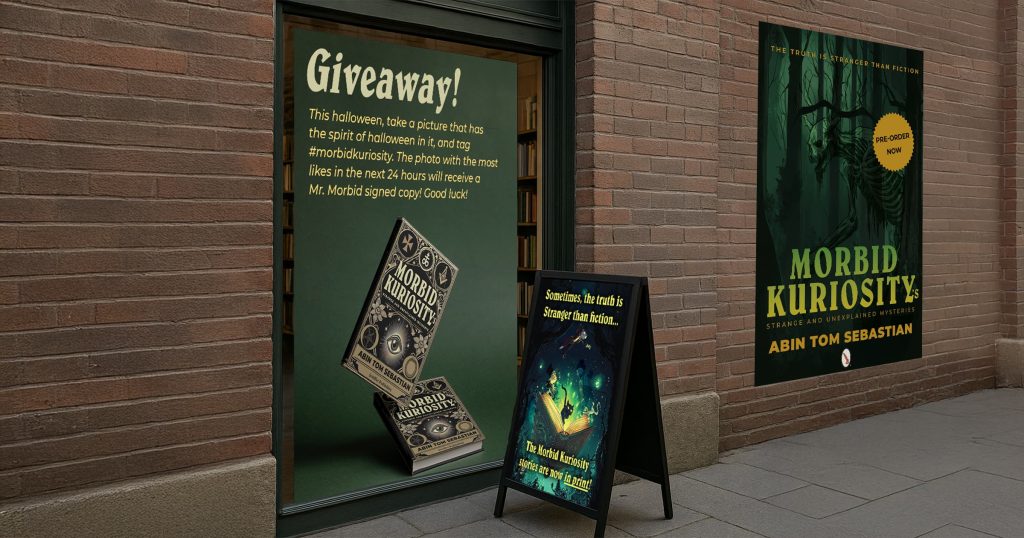 Morbid Kuriosity book store poster