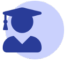 Icon of a graduate